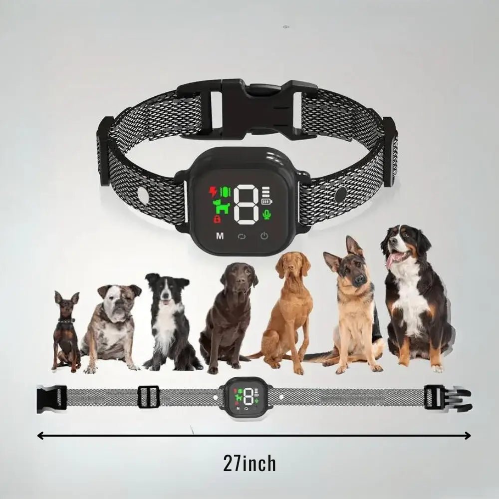 Touch-Screen Dog Training Collar with Adjustable Strap & Multiple Correction Modes for Small to Large Dogs | Thomler
