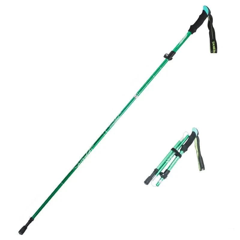 Collapsible Hiking Poles with Anti-Slip Grip & Adjustable Height for Trail Walking | Thomler