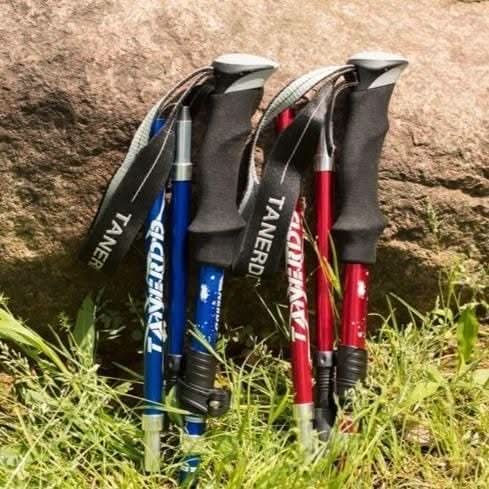 Collapsible Hiking Poles with Anti-Slip Grip & Adjustable Height for Trail Walking | Thomler