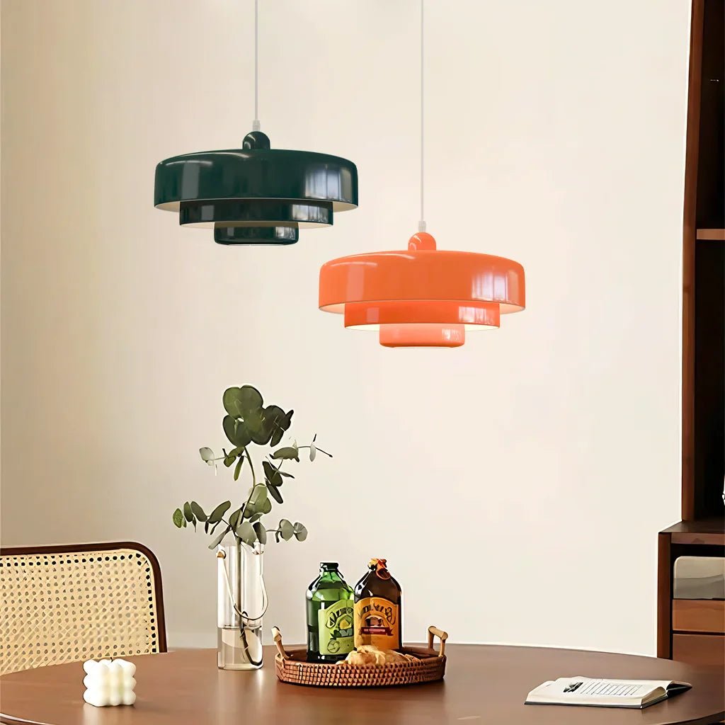 Modern Minimalist Pendant Light 14-Inch Dome Metal Ceiling Fixture Dining Room Kitchen Cafe Nordic Style Home Lighting | Thomler