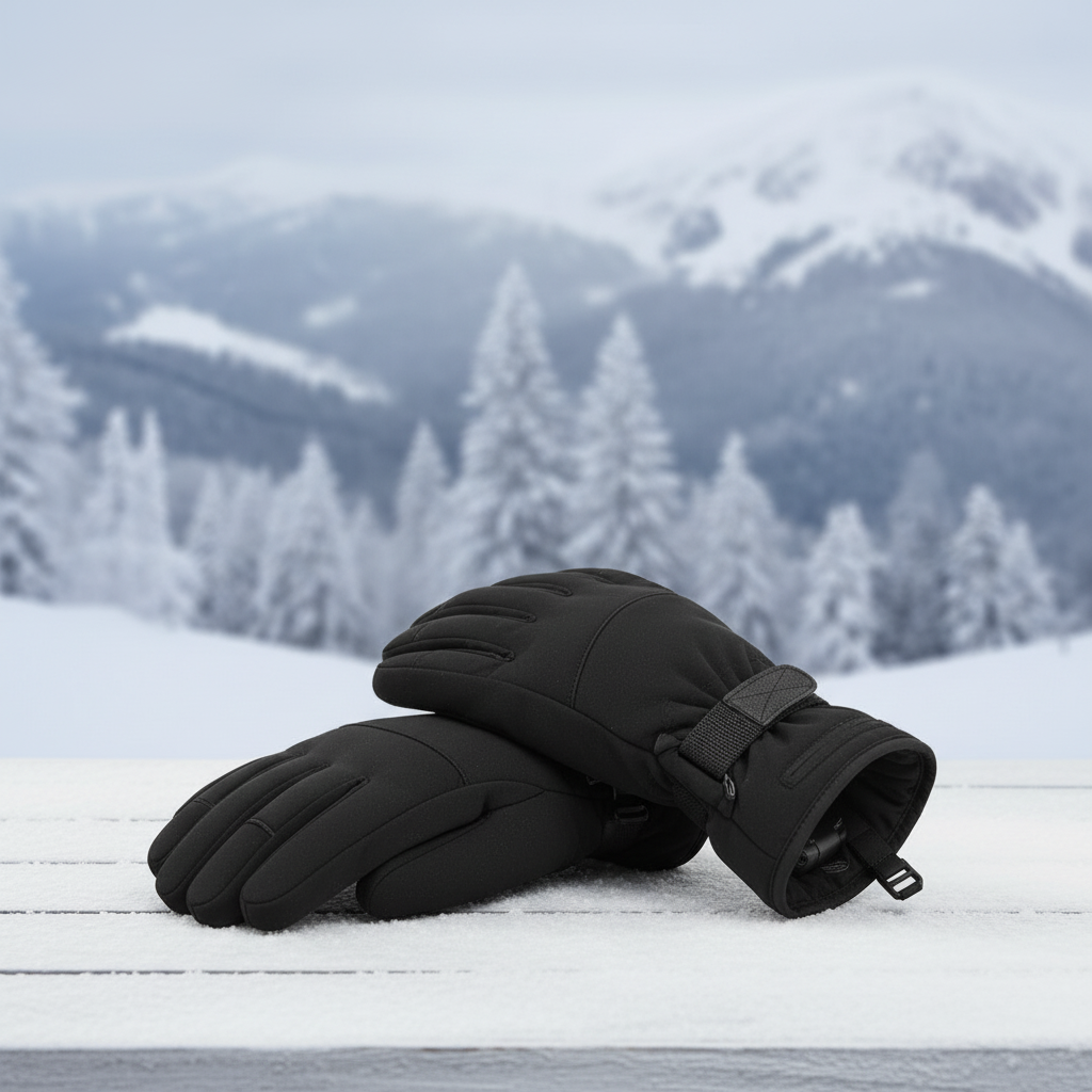 Battery-Powered Warming Gloves with 3 Heat Settings for Winter Sports & Cold Weather | Thomler