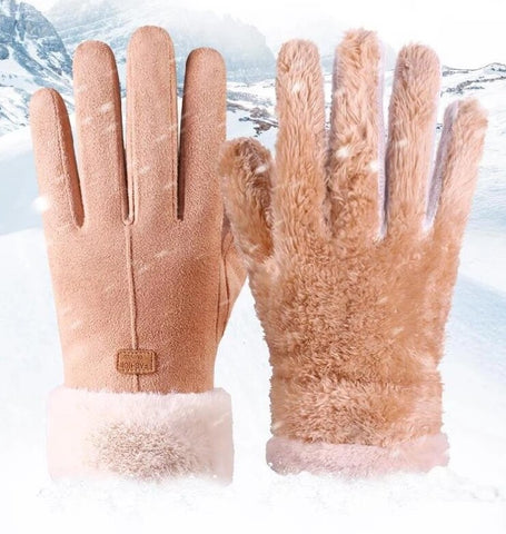 Insulated Cold-Weather Gloves with Touchscreen Fingertips - Waterproof & Windproof for Outdoor Sports, Skiing, Hiking, Everyday Winter Use | Thomler