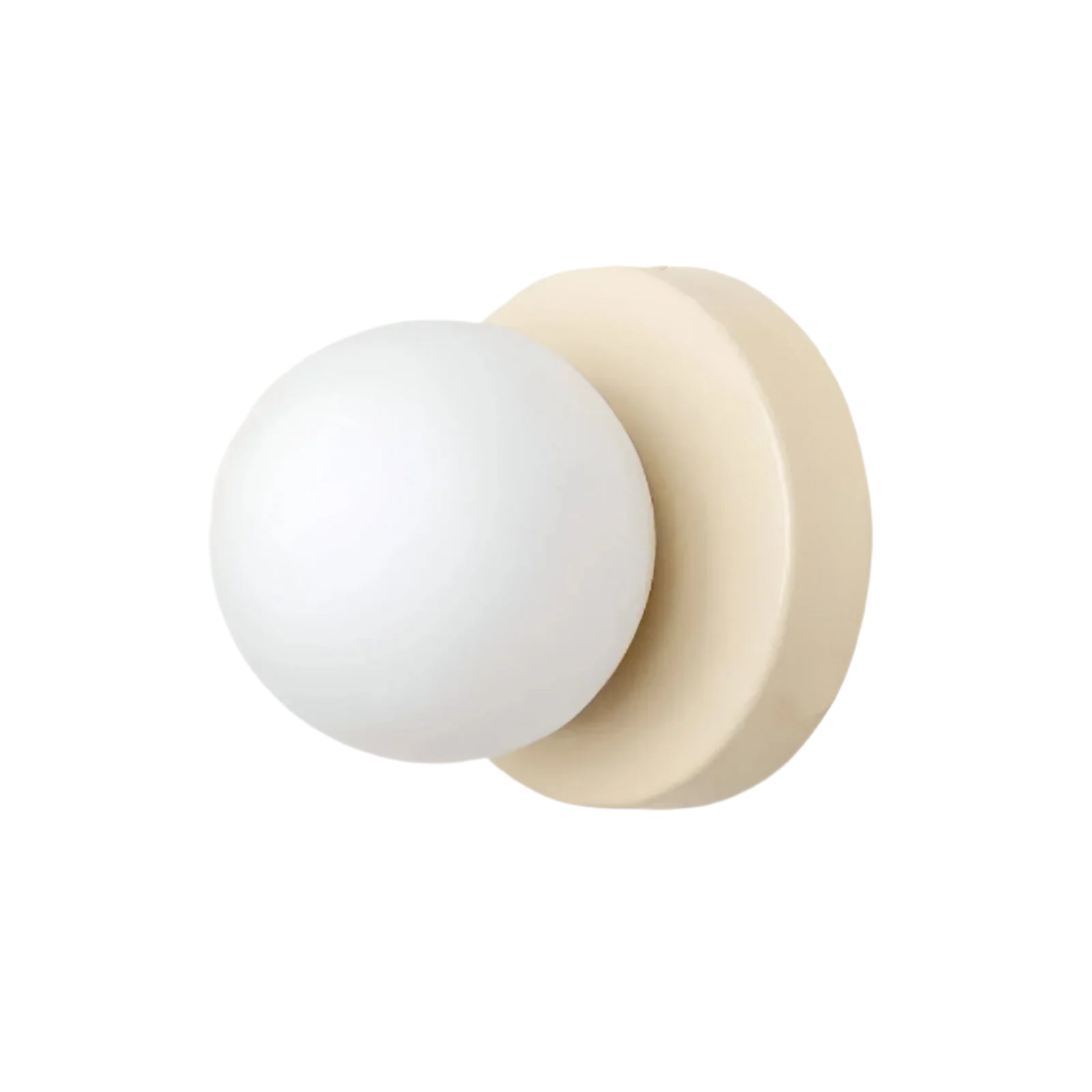 Wall Lamp Glass 10.0 cm White Bedroom Bedside Nordic Minimalist G9 LED Accent Lighting Indoor Fixture | Thomler
