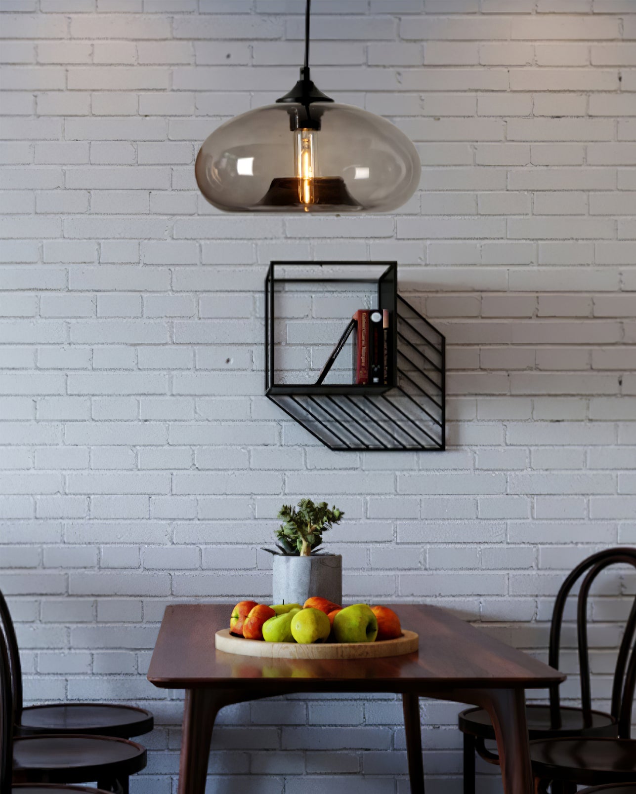 Pendant Light Glass 11 in Clear Indoor Ceiling LED E26 E27 Dining Room Kitchen Hanging Fixture | Thomler