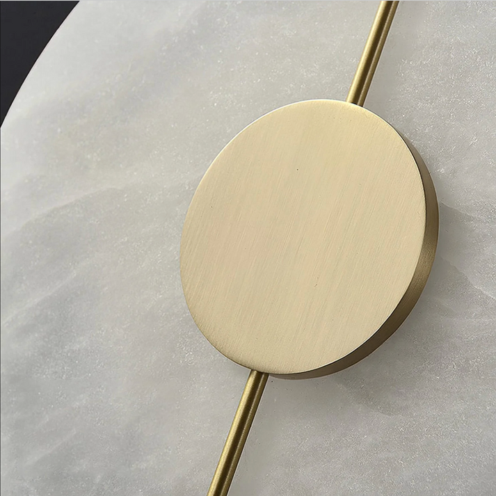 Wall Lamp Marble 16.7 in Warm LED Bedroom Hallway Modern Nordic Minimalist Sconce Lighting Fixture | Thomler