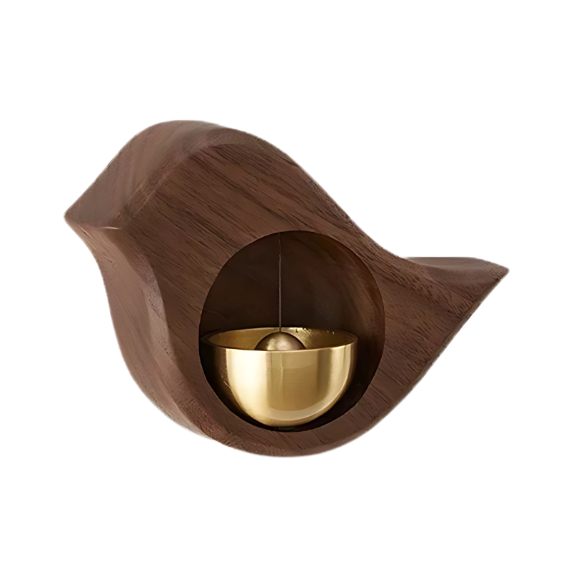 Wooden Door Chime Bell with Soothing Tone for Home & Office Entryways | Thomler