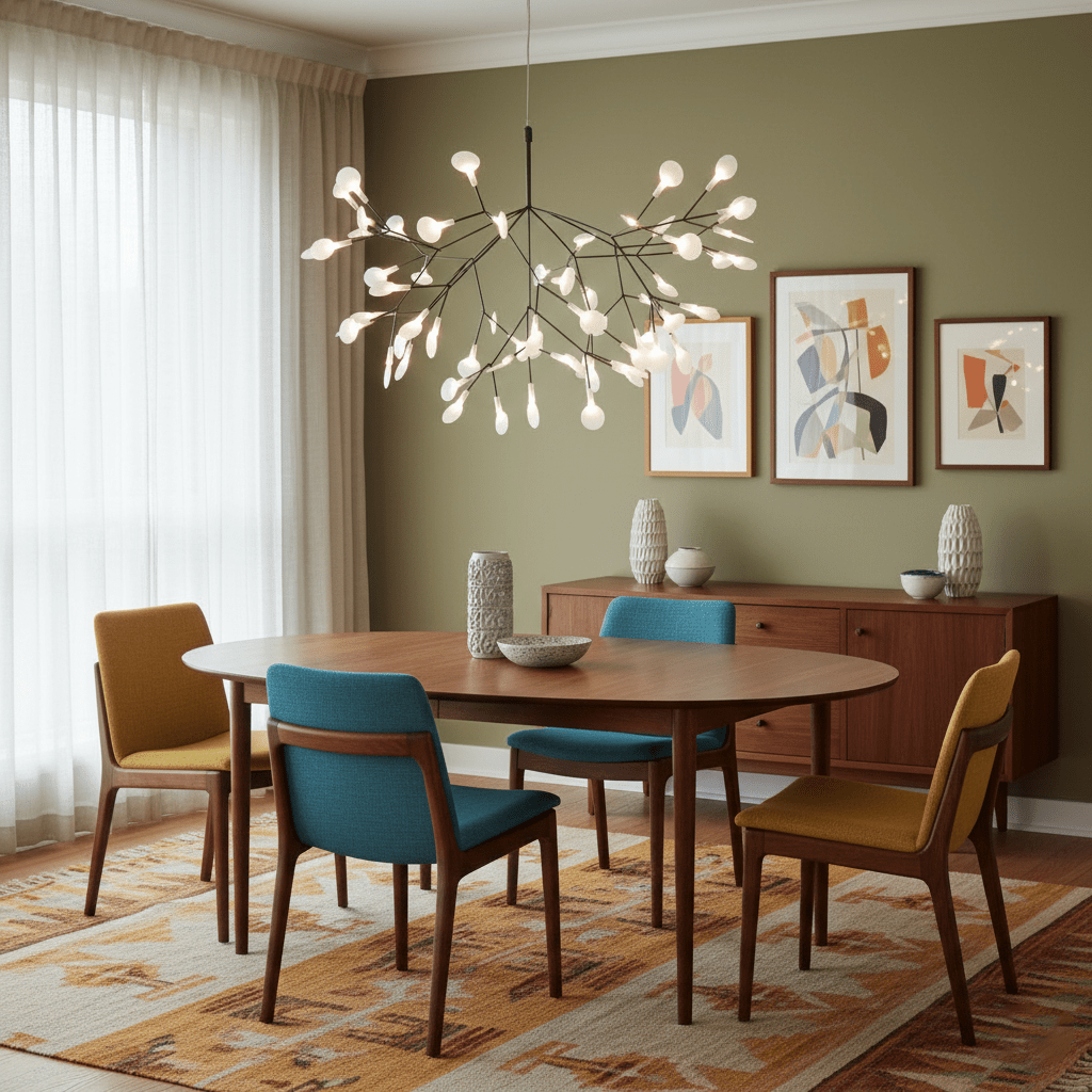 Black Firefly LED Chandelier 38.6 in Decorative Ceiling Light Warm Ambient Lighting Modern Living Room Bedroom Dining Area | Thomler