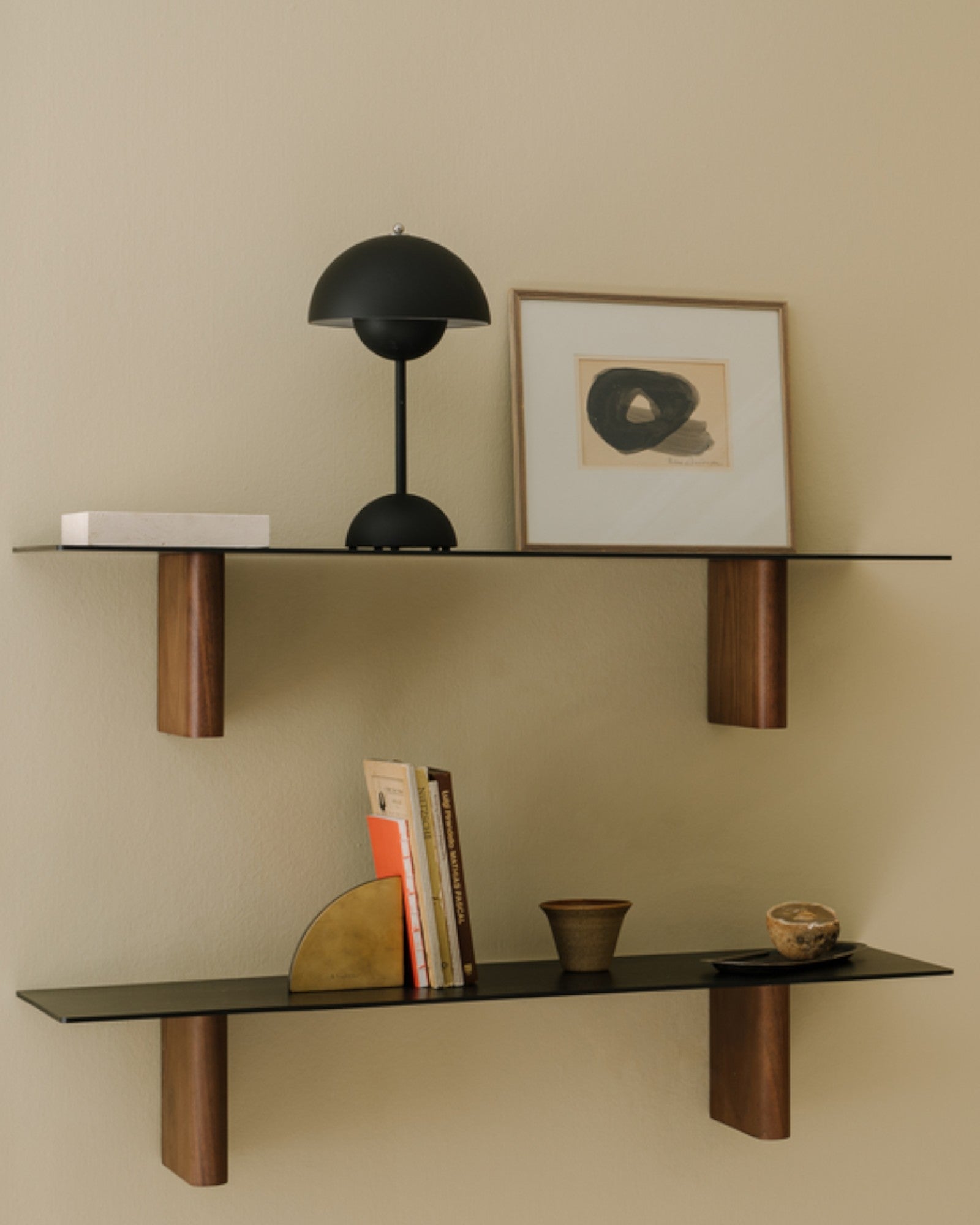 Table Lamp Metal 28.0 cm Grey Dimmable Bedroom Desk Scandinavian Reading Light | Thomler
