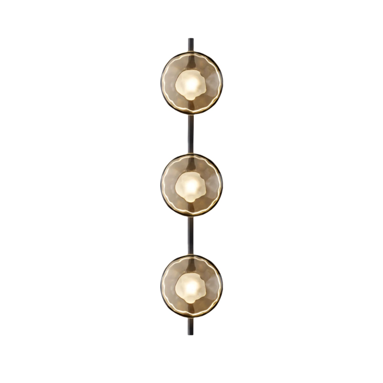 Wall Lamp Glass 7.9 in LED Black Or Gold Bedroom Hallway Decorative Modern Sconce Lighting Fixture | Thomler