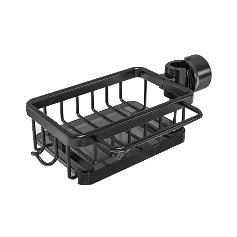 Over-the-Sink Caddy Organizer with Drainage Slots and Towel Hook for Kitchen Counter Space Saving | Thomler