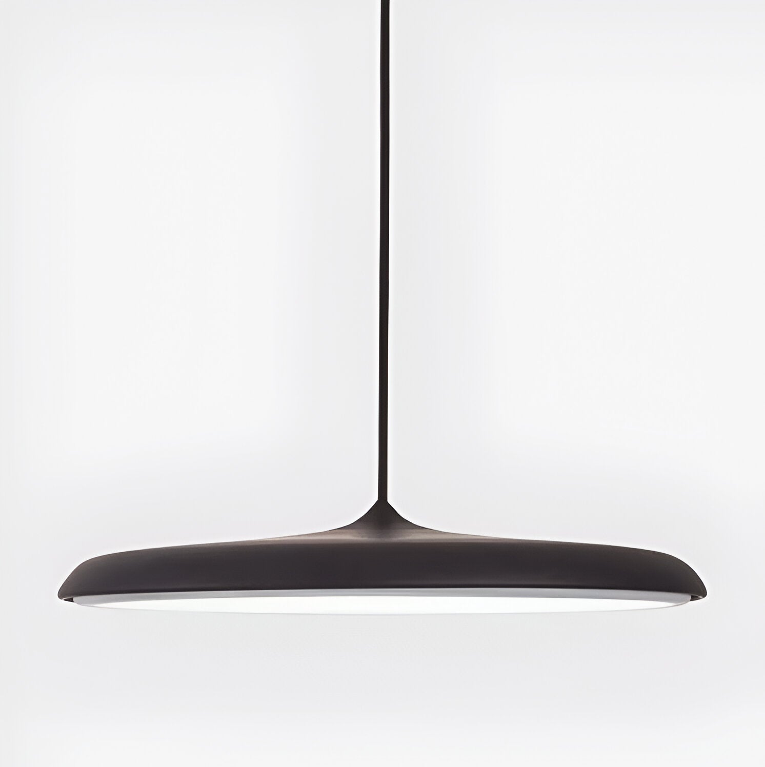 Pendant Light Zinc Alloy 25.0 cm (9.8") LED 4000K Rose Gold Living Room Bedroom Saucer Ceiling Hanging Lamp Adjustable | Thomler
