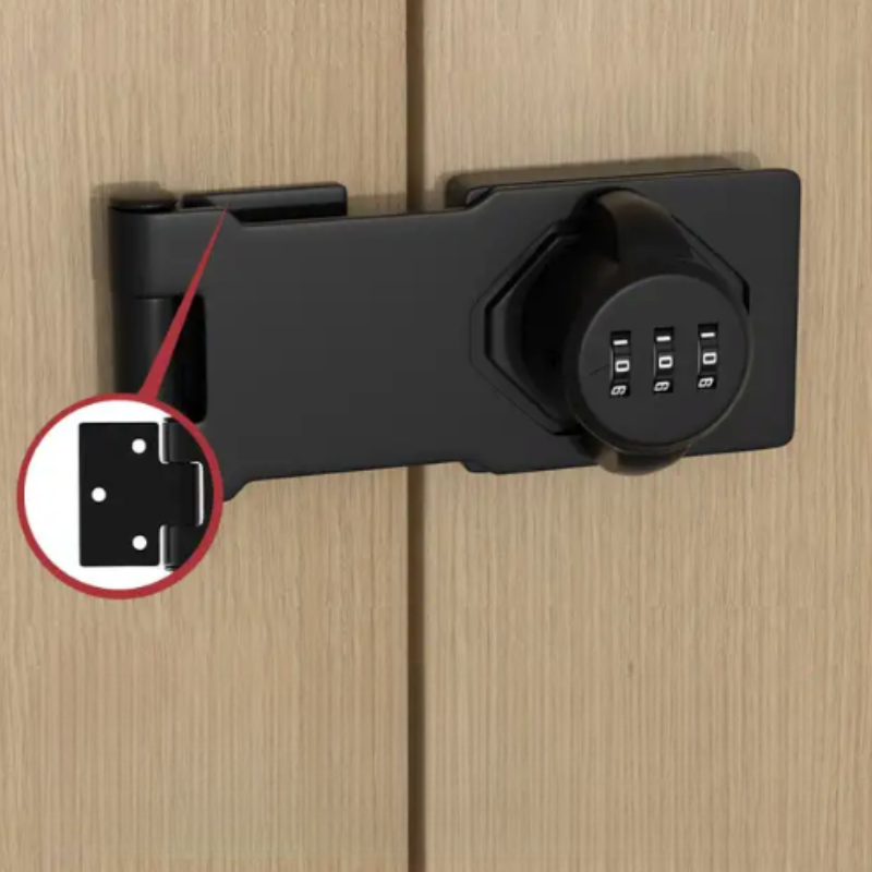 Combination Cabinet Lock Keyless Security Latch for Drawers Cupboards Lockers Zinc Alloy No-Drill Mount 3-Digit Code Protection | Thomler