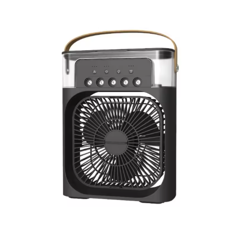 Portable Personal Air Cooler with Humidifier & USB Power | Compact Desktop Fan with Ice Water Tank for Home, Office & Travel | Thomler