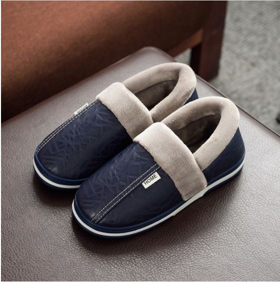 Waterproof Plush-Lined House Slippers with Anti-Slip Sole for Indoor & Outdoor Winter Comfort | Thomler
