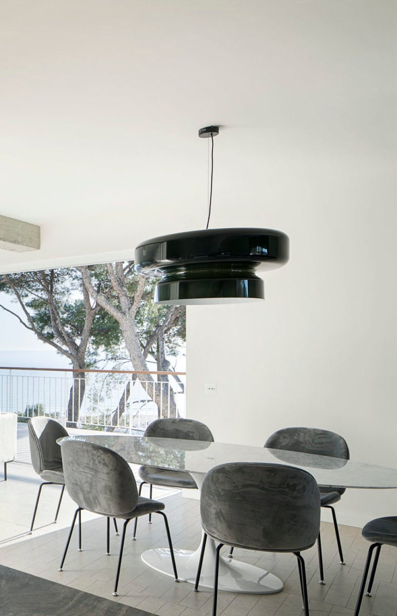 Pendant Light Glass Metal LED 40.0 cm Adjustable Brown Dining Room Kitchen Island Ceiling Lamp | Thomler