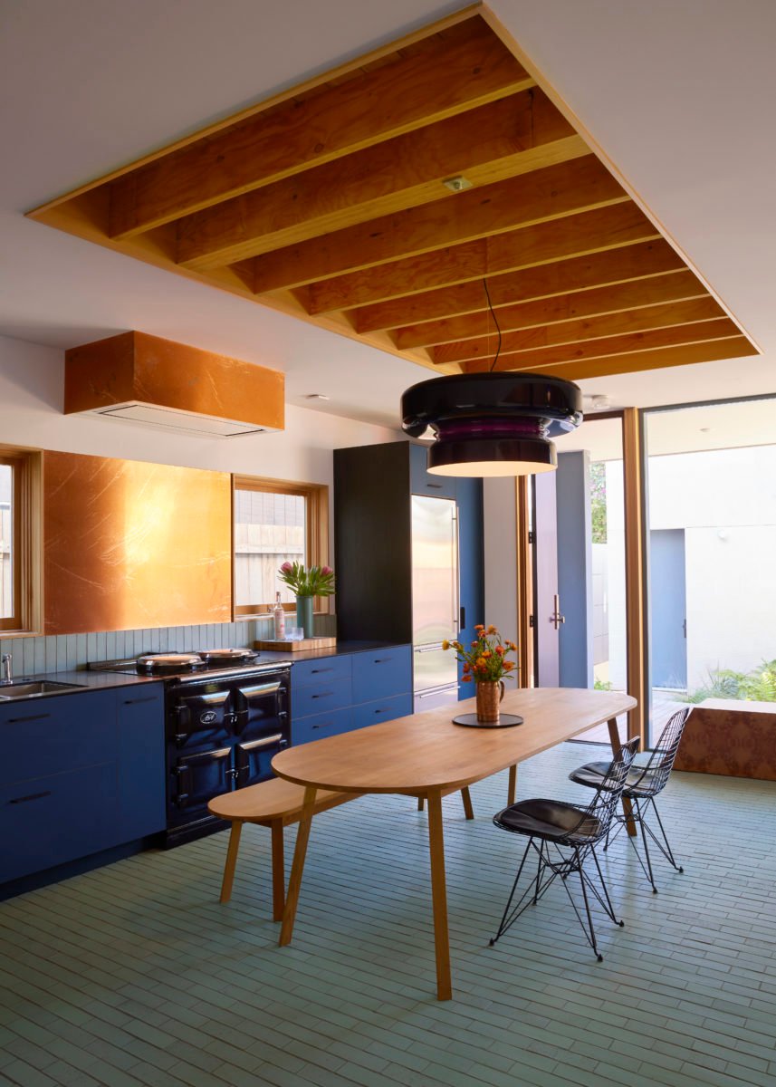 Pendant Light Glass Metal LED 40.0 cm Adjustable Brown Dining Room Kitchen Island Ceiling Lamp | Thomler