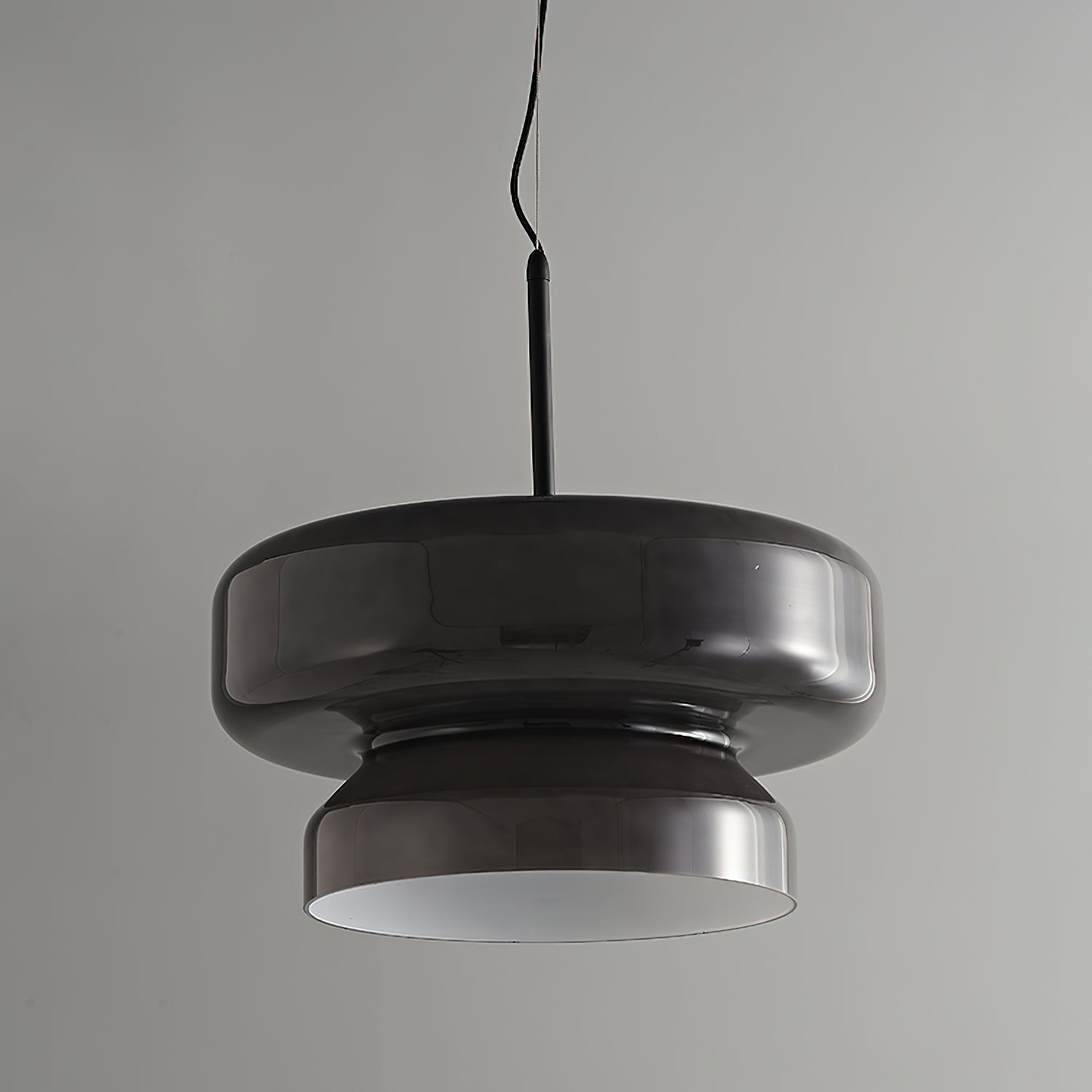 Pendant Light Glass Metal LED 40.0 cm Adjustable Brown Dining Room Kitchen Island Ceiling Lamp | Thomler