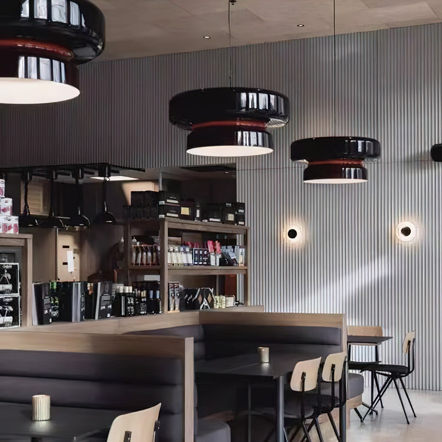 Pendant Light Glass Metal LED 40.0 cm Adjustable Brown Dining Room Kitchen Island Ceiling Lamp | Thomler