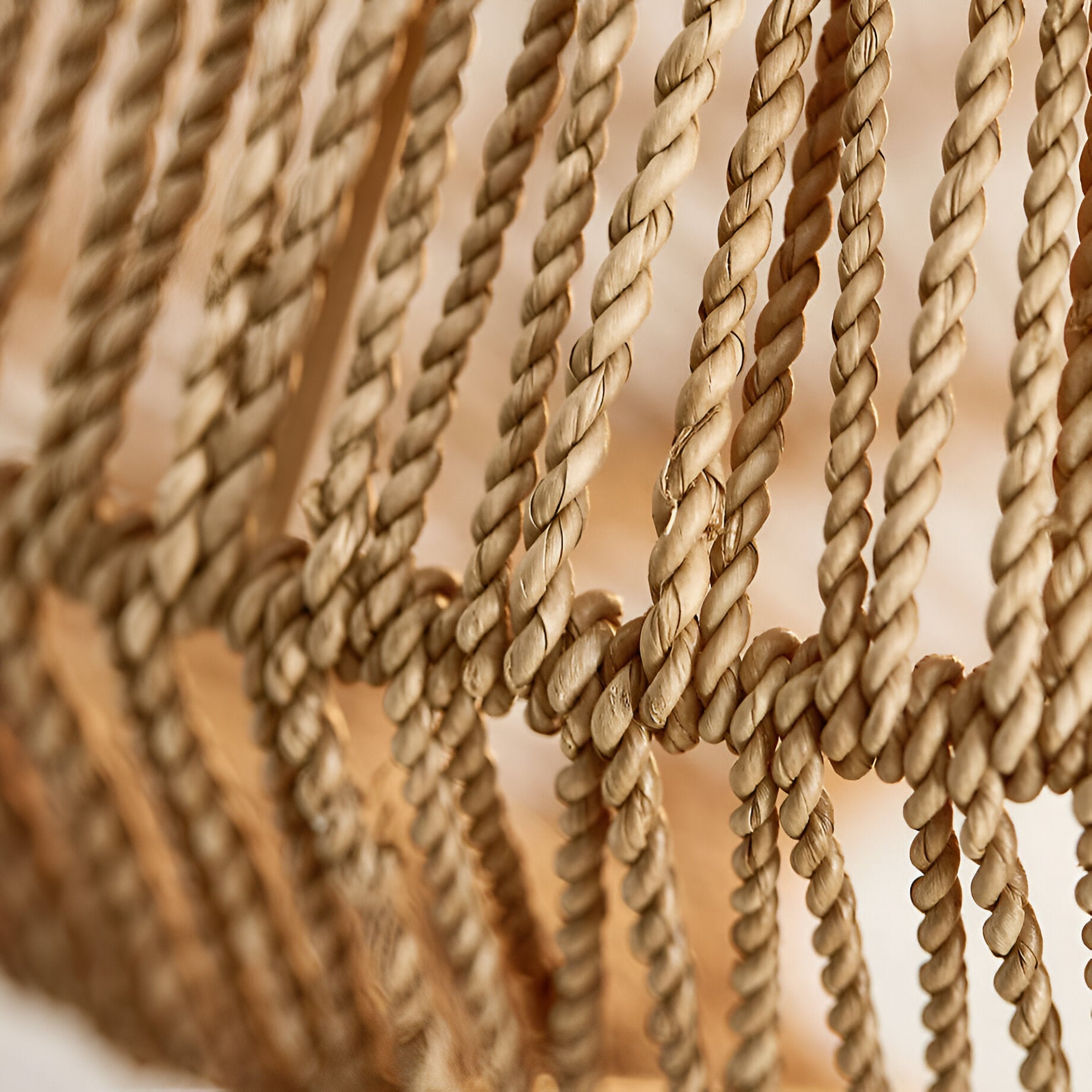 Pendant Light Rattan 23.6 in Adjustable Hanging Dining Room Kitchen Island Boho Ceiling Lamp Natural Woven Shade | Thomler