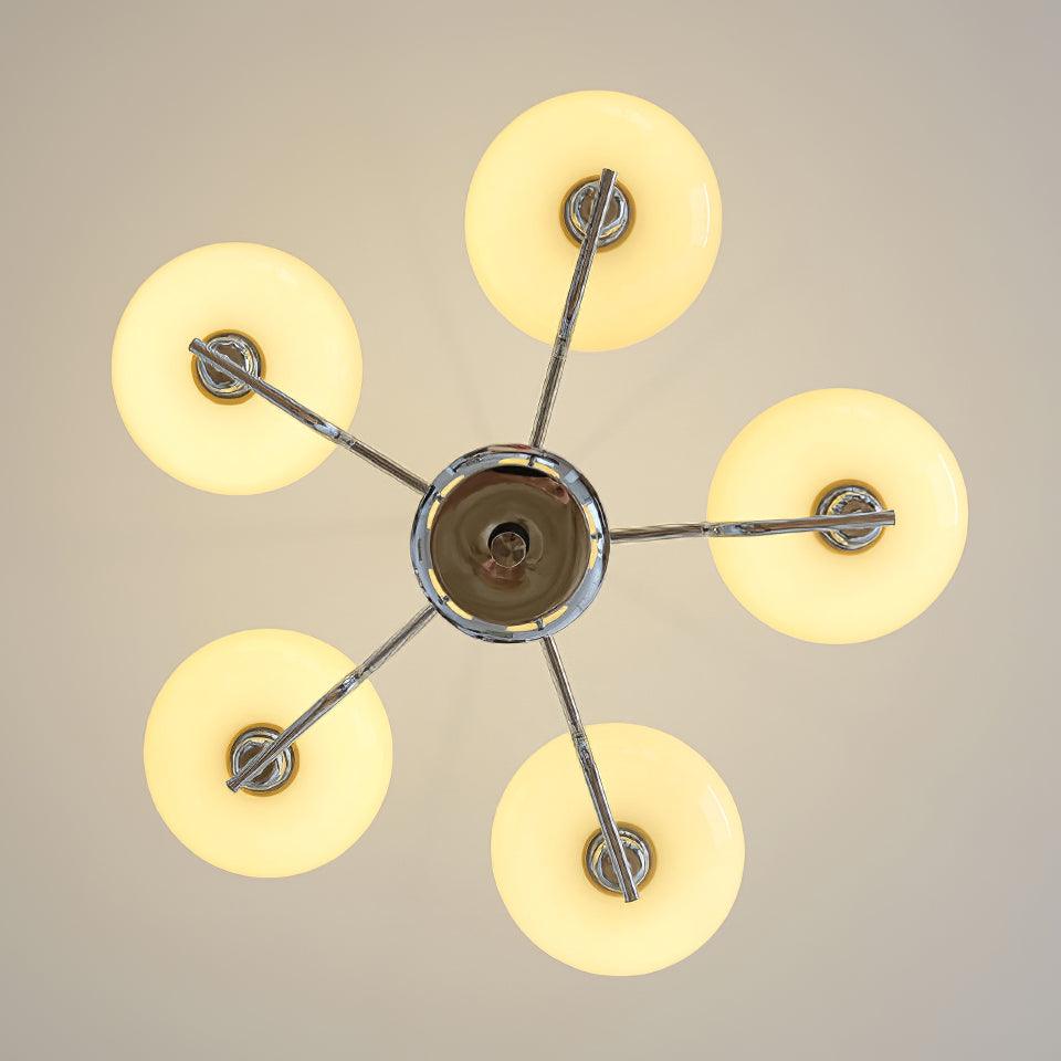 Pendant Light Glass Globe 12 in Modern Kitchen Dining Room Island Hanging Fixture Clear Globe Bulb Included | Thomler