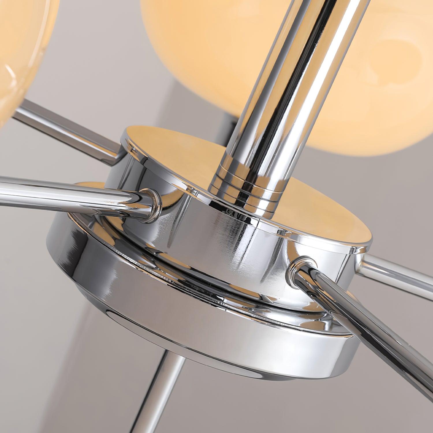 Pendant Light Glass Globe 12 in Modern Kitchen Dining Room Island Hanging Fixture Clear Globe Bulb Included | Thomler