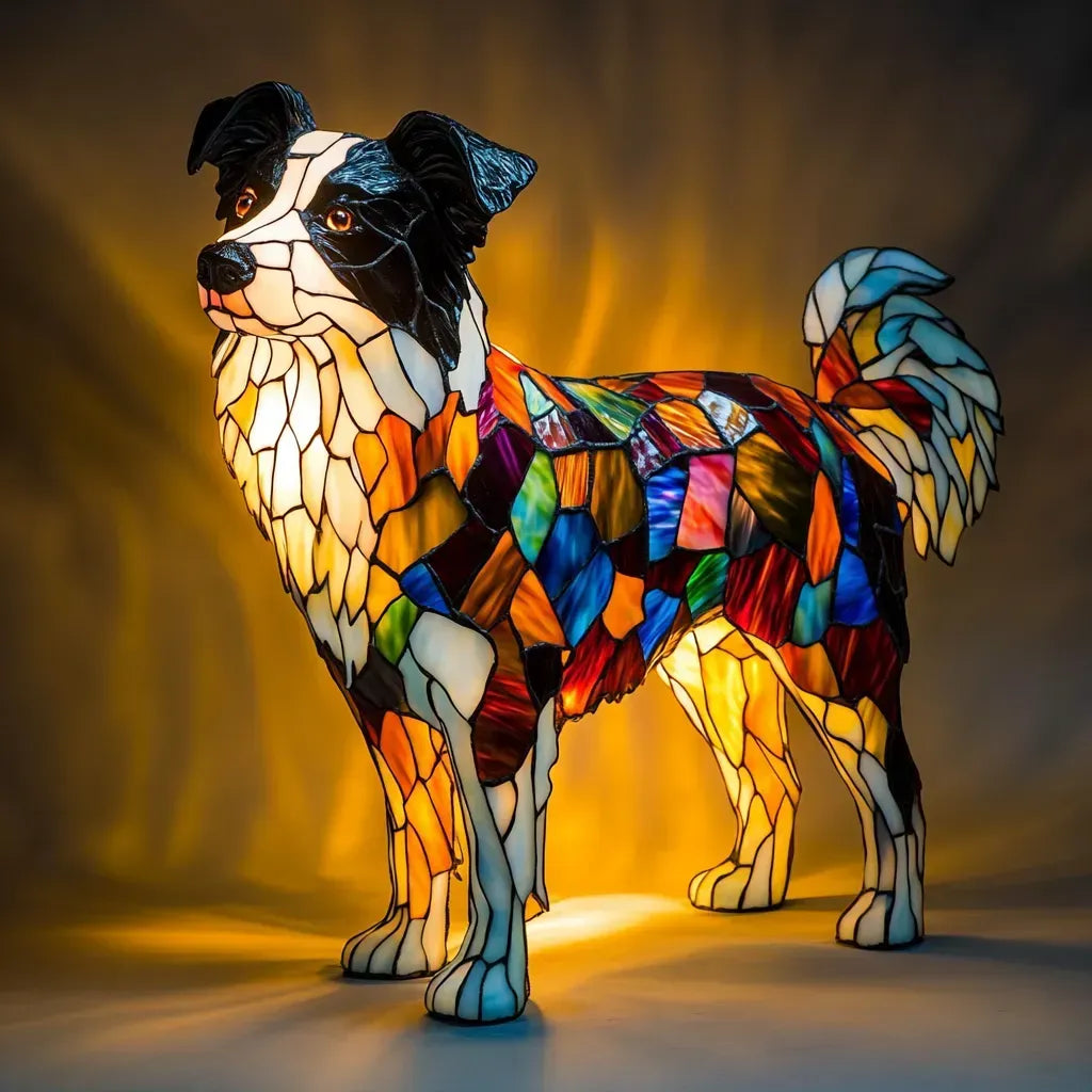 Dog Night Light Sculpture – Handcrafted LED Animal Lamp for Bedside, Nursery & Living Room Decor | Thomler