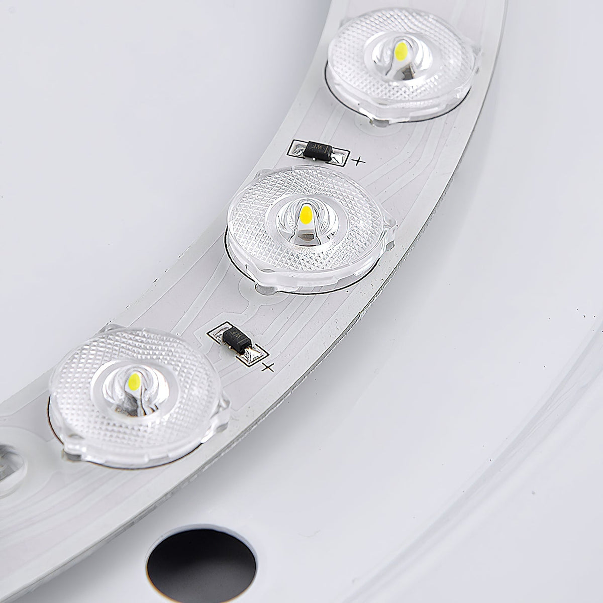Flush Mount LED Ceiling Light with Glass Dome – Metal Frame, Multiple Sizes for Living Room & Bedroom | Thomler