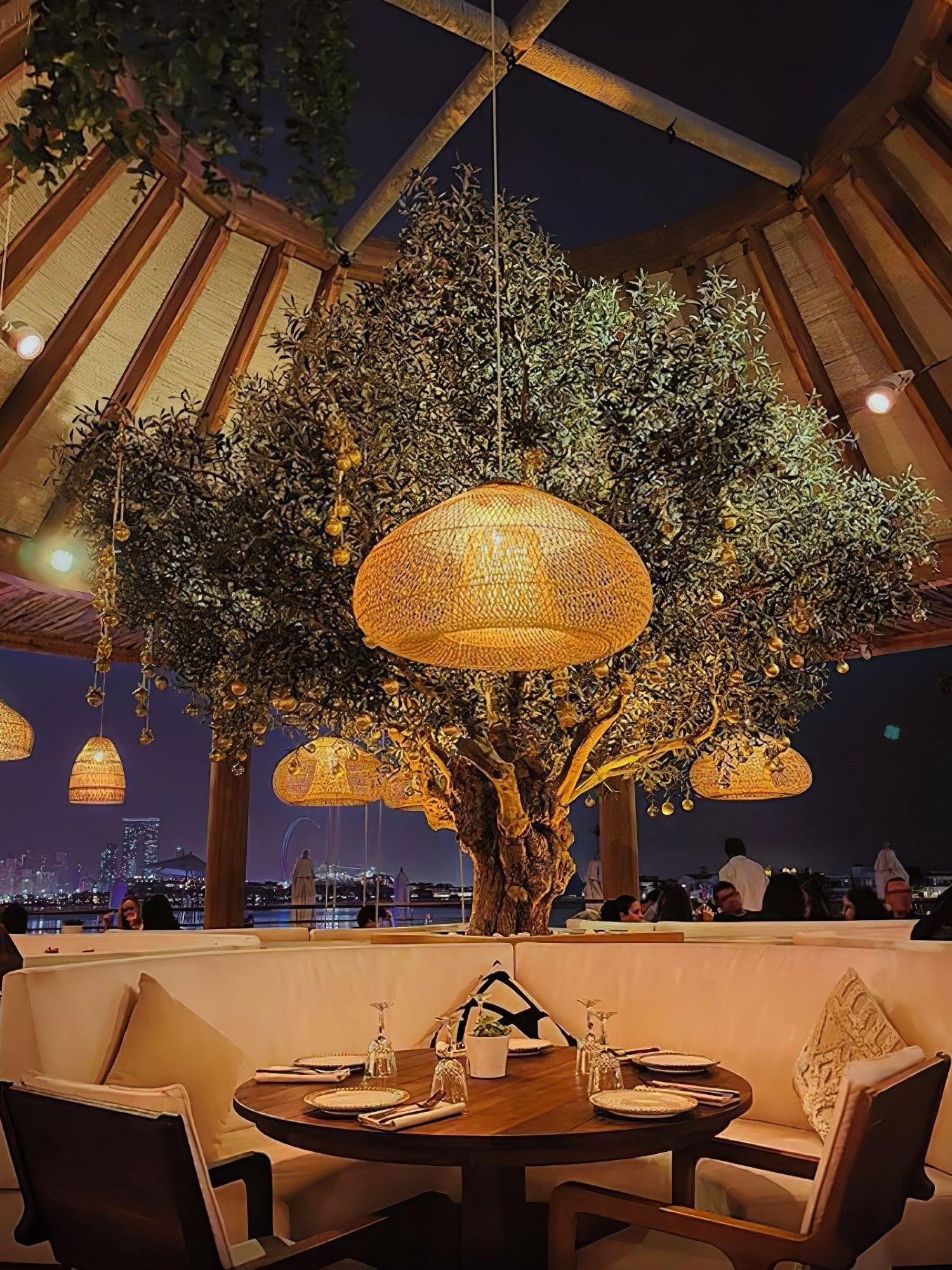 Pendant Light Rattan Braided 23.6 in Adjustable Dining Room Kitchen Island Hanging Ceiling Lamp Natural Woven Lighting Fixture | Thomler