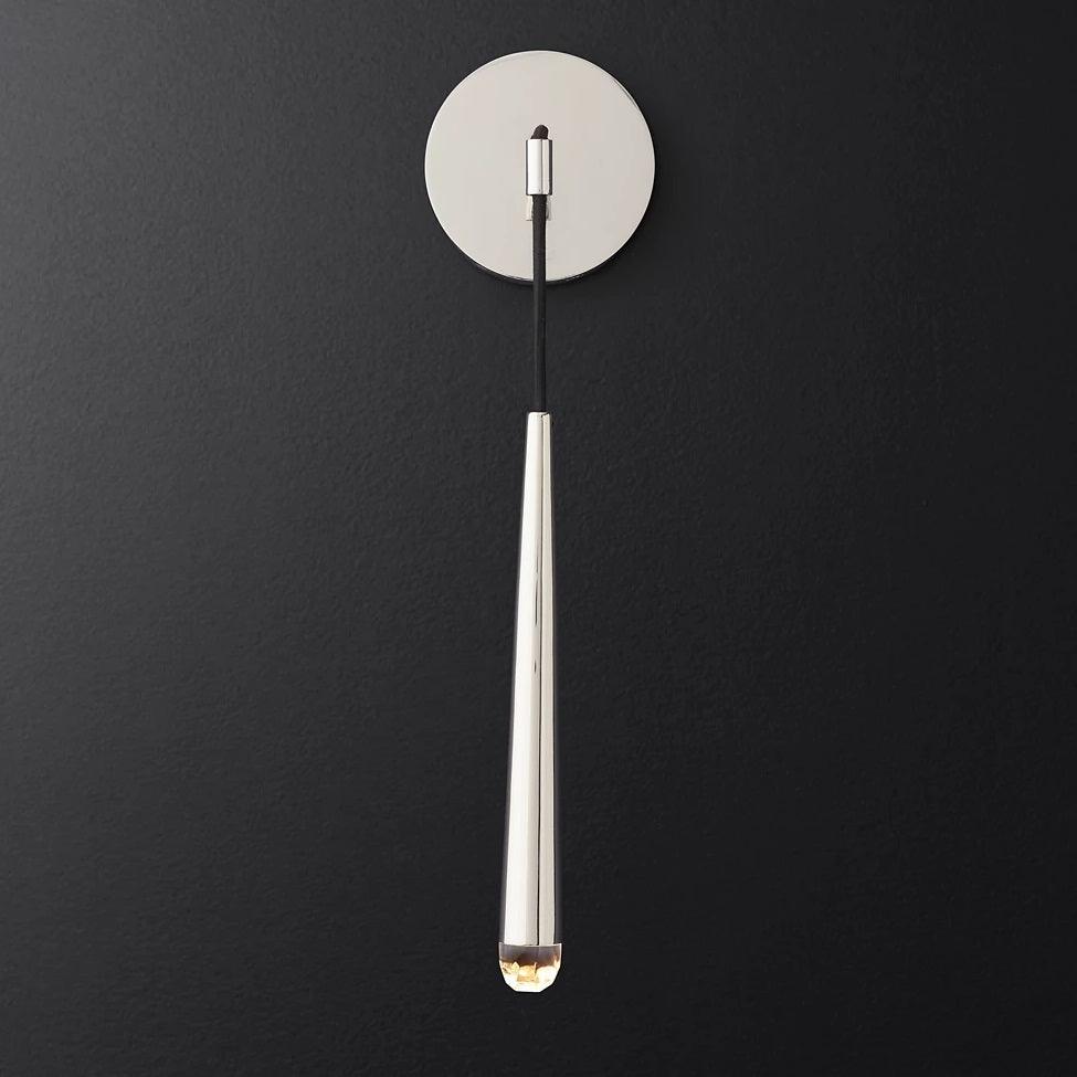 Wall Lamp Brass Cone 15 in Integrated LED Bedroom Hallway Reading Light Modern Minimalist Sconce | Thomler
