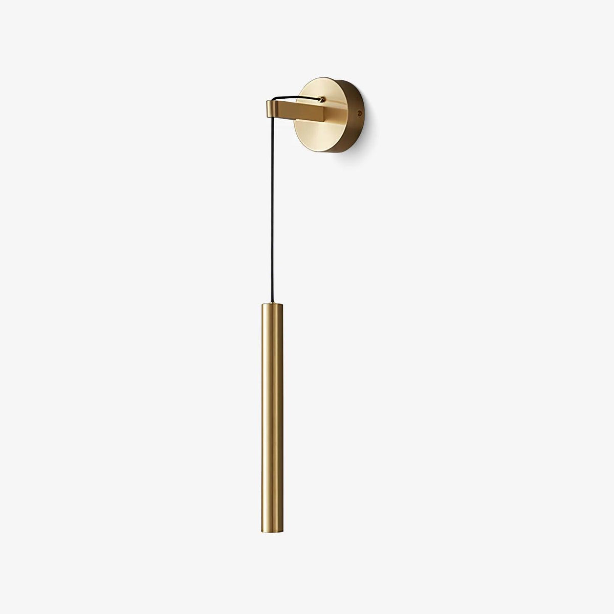 Modern Minimalist Vertical Bar LED Wall Sconce – Brass or Black Finish | Thomler