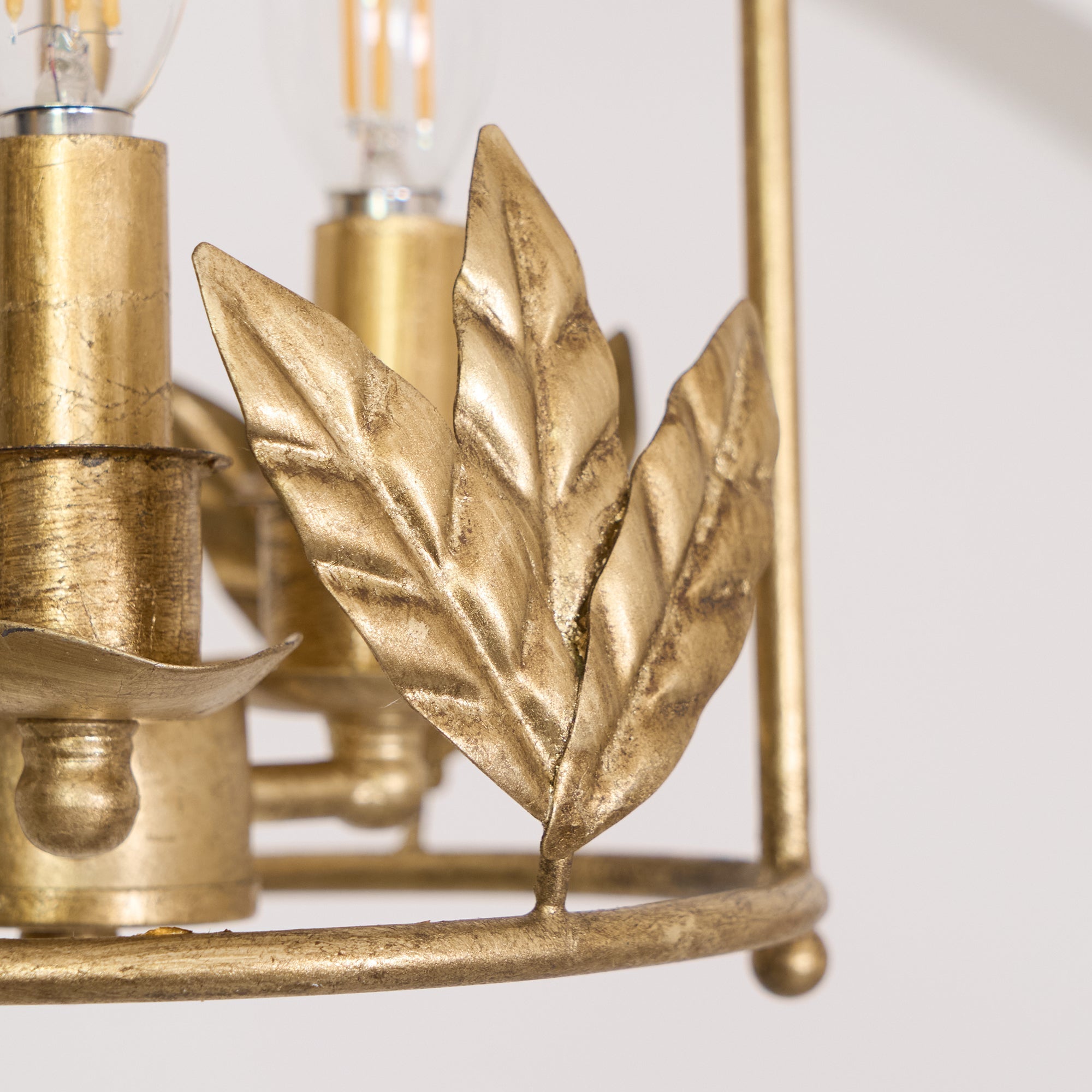 Pendant Light Metal Lantern 9.8 in Hanging Dining Room Entryway Vintage Bird Detail Ceiling Fixture | Thomler