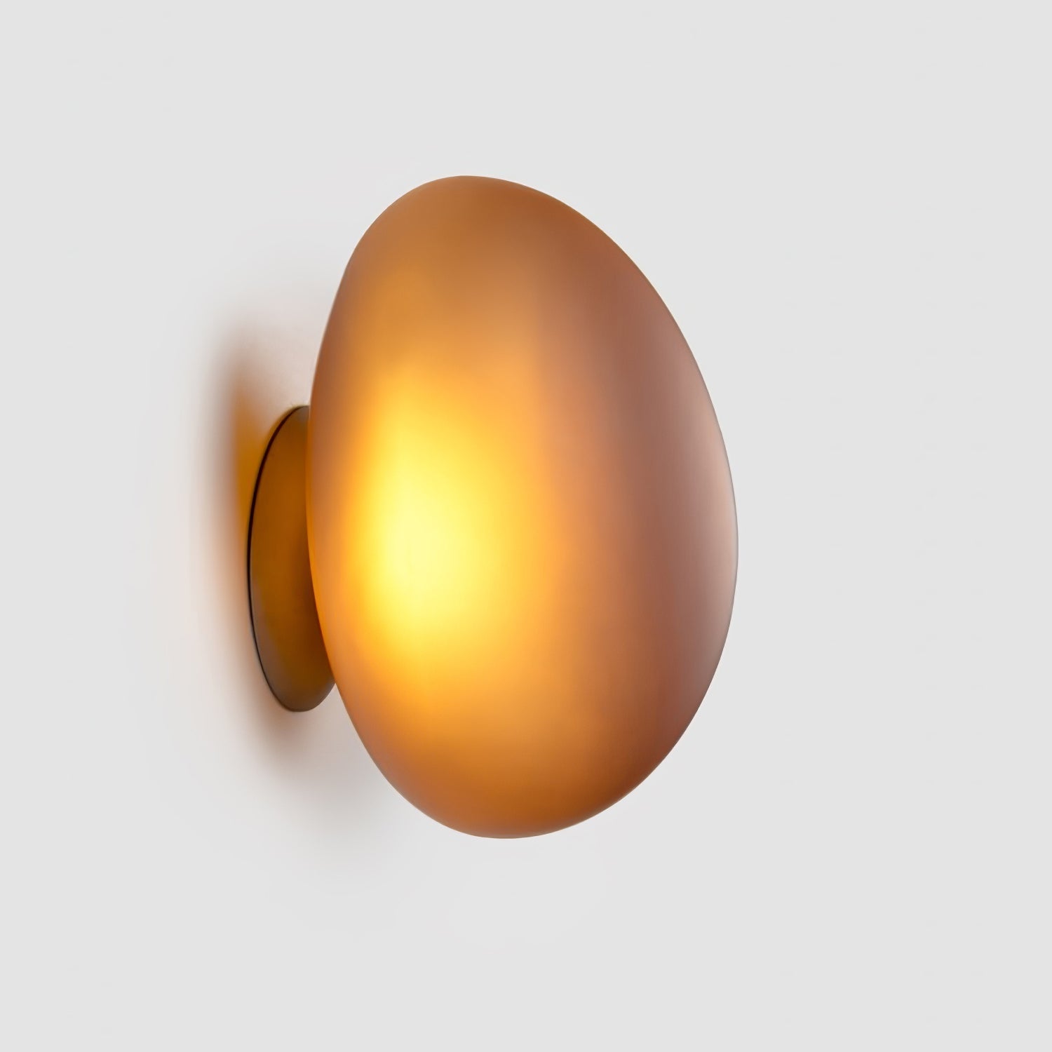 Pebble Glass Wall Lamp 8.6 in LED Indoor Wall Ceiling Light Sculptural Modern Fixture Ambient Lighting | Thomler