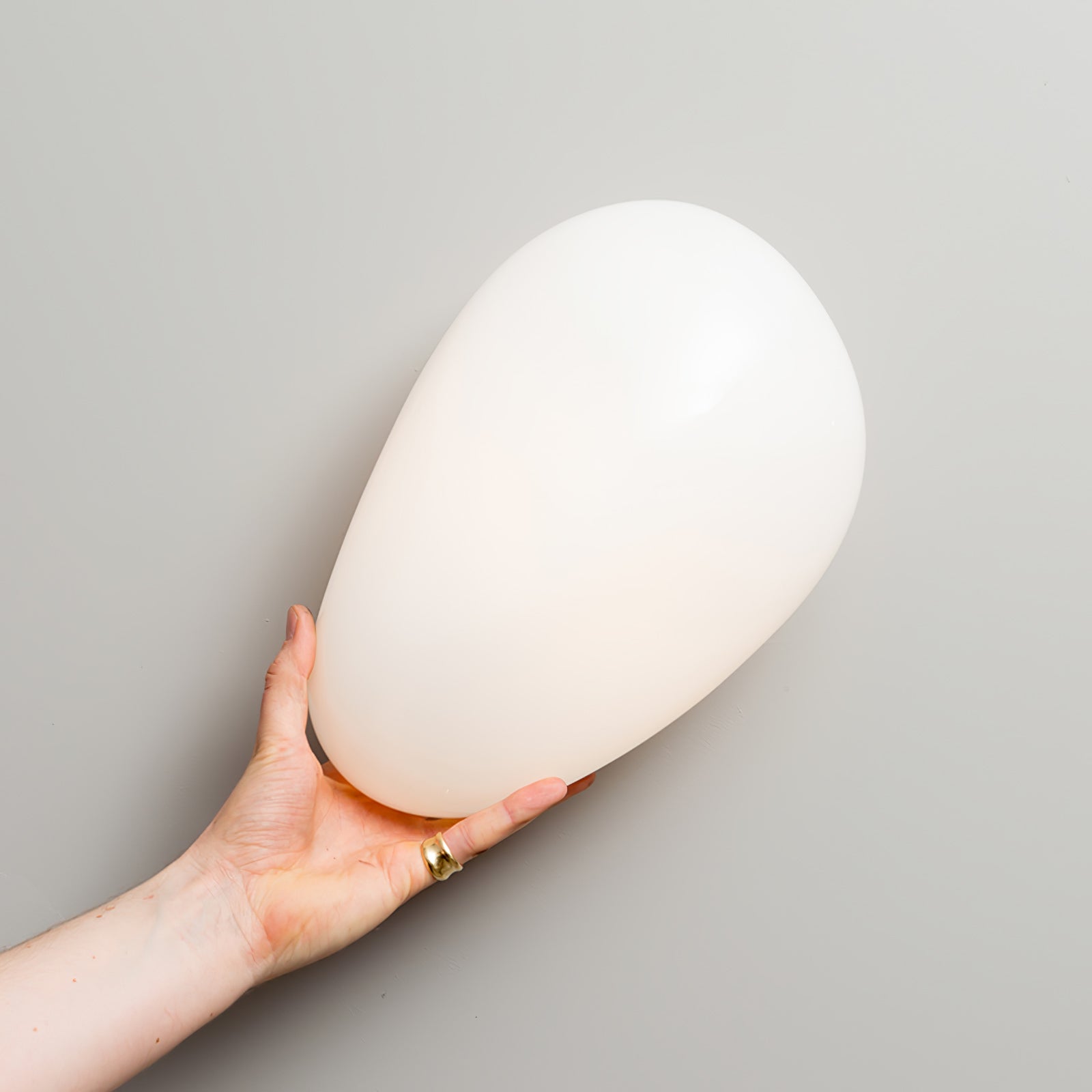 Pebble Glass Wall Lamp 8.6 in LED Indoor Wall Ceiling Light Sculptural Modern Fixture Ambient Lighting | Thomler