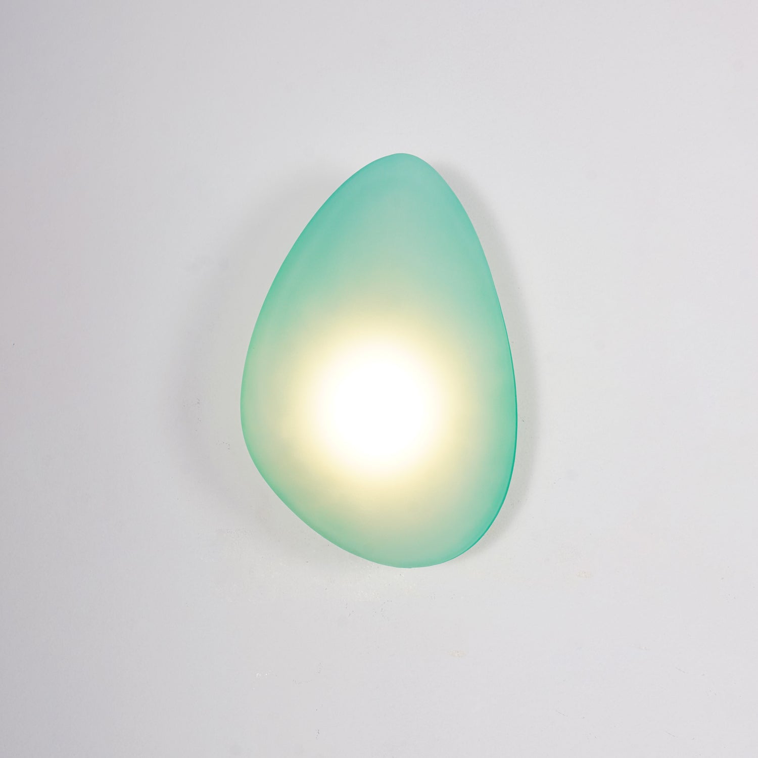 Pebble Glass Wall Lamp 8.6 in LED Indoor Wall Ceiling Light Sculptural Modern Fixture Ambient Lighting | Thomler