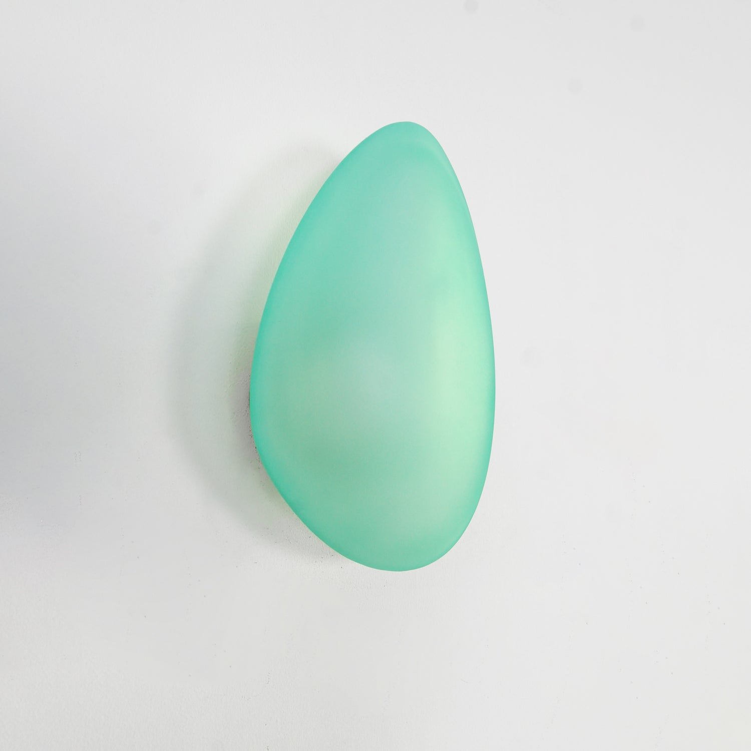 Pebble Glass Wall Lamp 8.6 in LED Indoor Wall Ceiling Light Sculptural Modern Fixture Ambient Lighting | Thomler