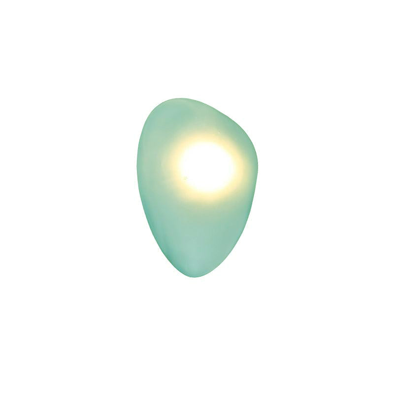 Pebble Glass Wall Lamp 8.6 in LED Indoor Wall Ceiling Light Sculptural Modern Fixture Ambient Lighting | Thomler