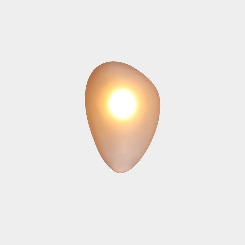 Pebble Glass Wall Lamp 8.6 in LED Indoor Wall Ceiling Light Sculptural Modern Fixture Ambient Lighting | Thomler