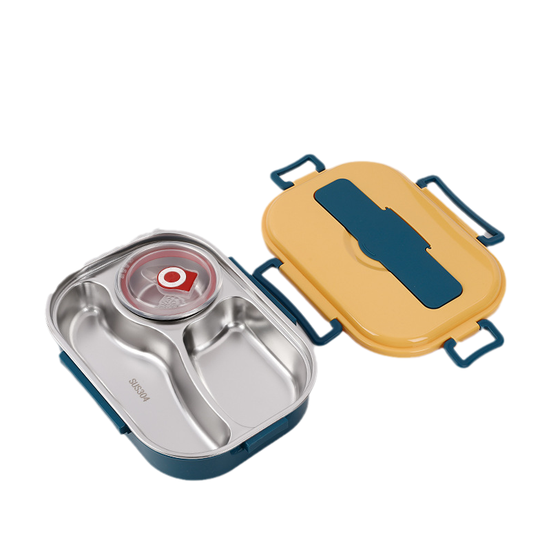 Insulated Stainless Steel Bento Lunch Box with Compartments for Adults & Kids | Leak-Proof Thermal Food Container for Work School Travel | Thomler