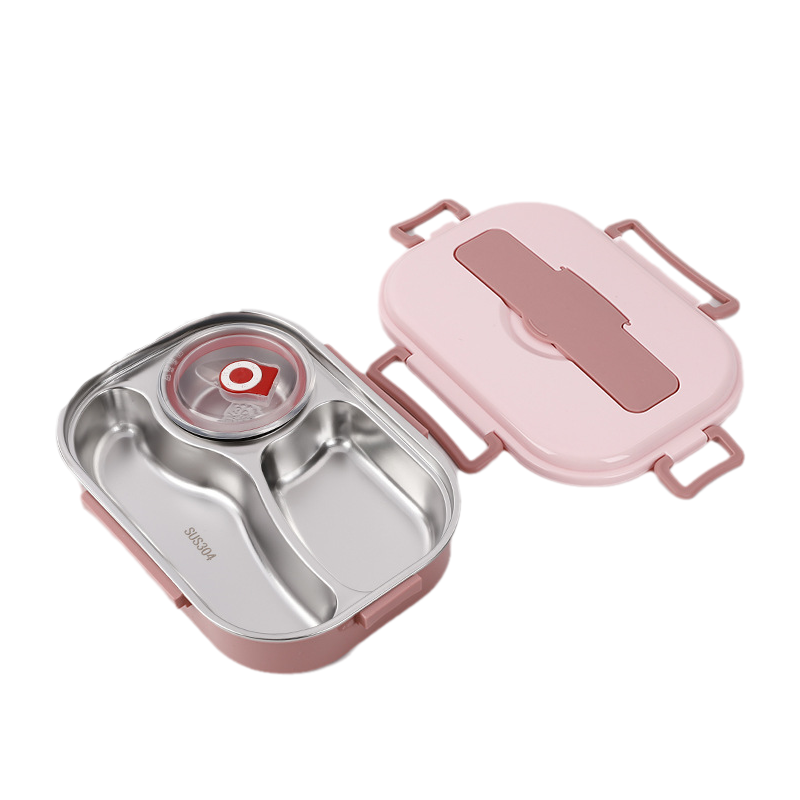 Insulated Stainless Steel Bento Lunch Box with Compartments for Adults & Kids | Leak-Proof Thermal Food Container for Work School Travel | Thomler