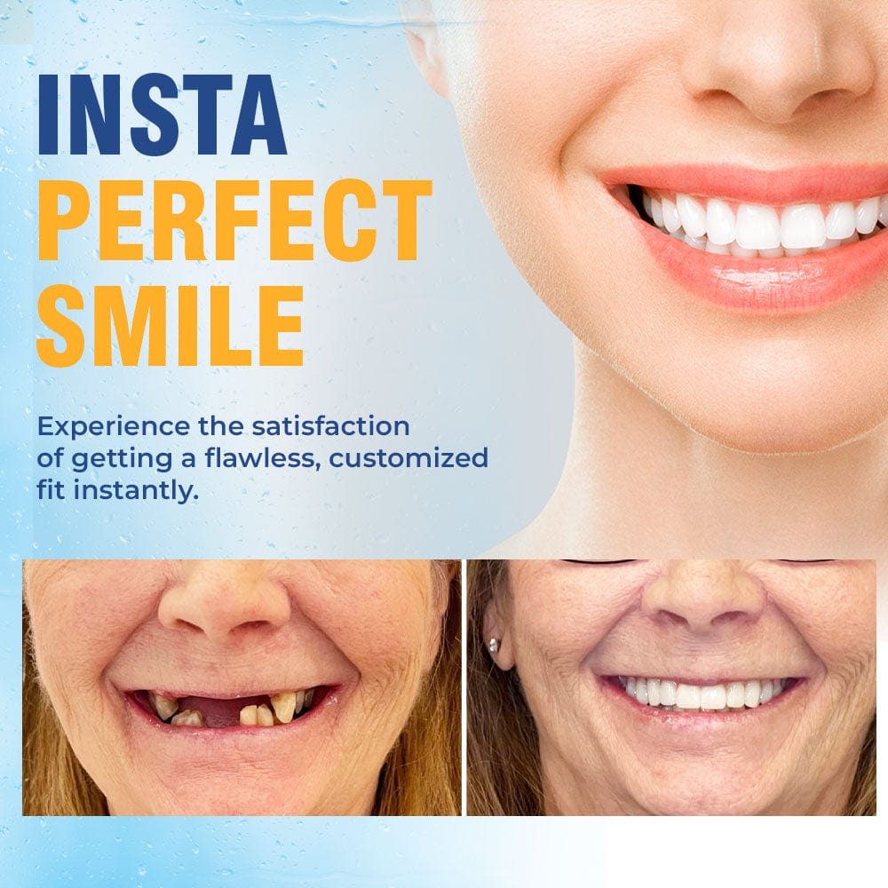 Removable Cosmetic Teeth Veneers for Adults – Instant Smile Enhancer with Silicone Liner, Reusable Snap-On Dental Cover for Natural Look | Thomler