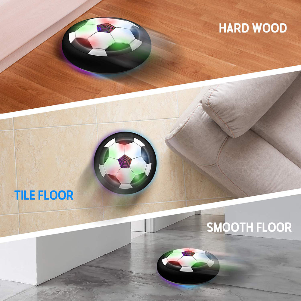 Air-Glide Indoor Soccer Discs with LED Lights – 2-Pack for Active Play at Home | Thomler