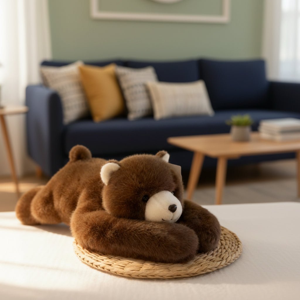 Plush Toy Faux Fur 45.0 cm Red Panda Relaxation Cushion Extra Long Hugging Pillow For Sleep Comfort | Thomler