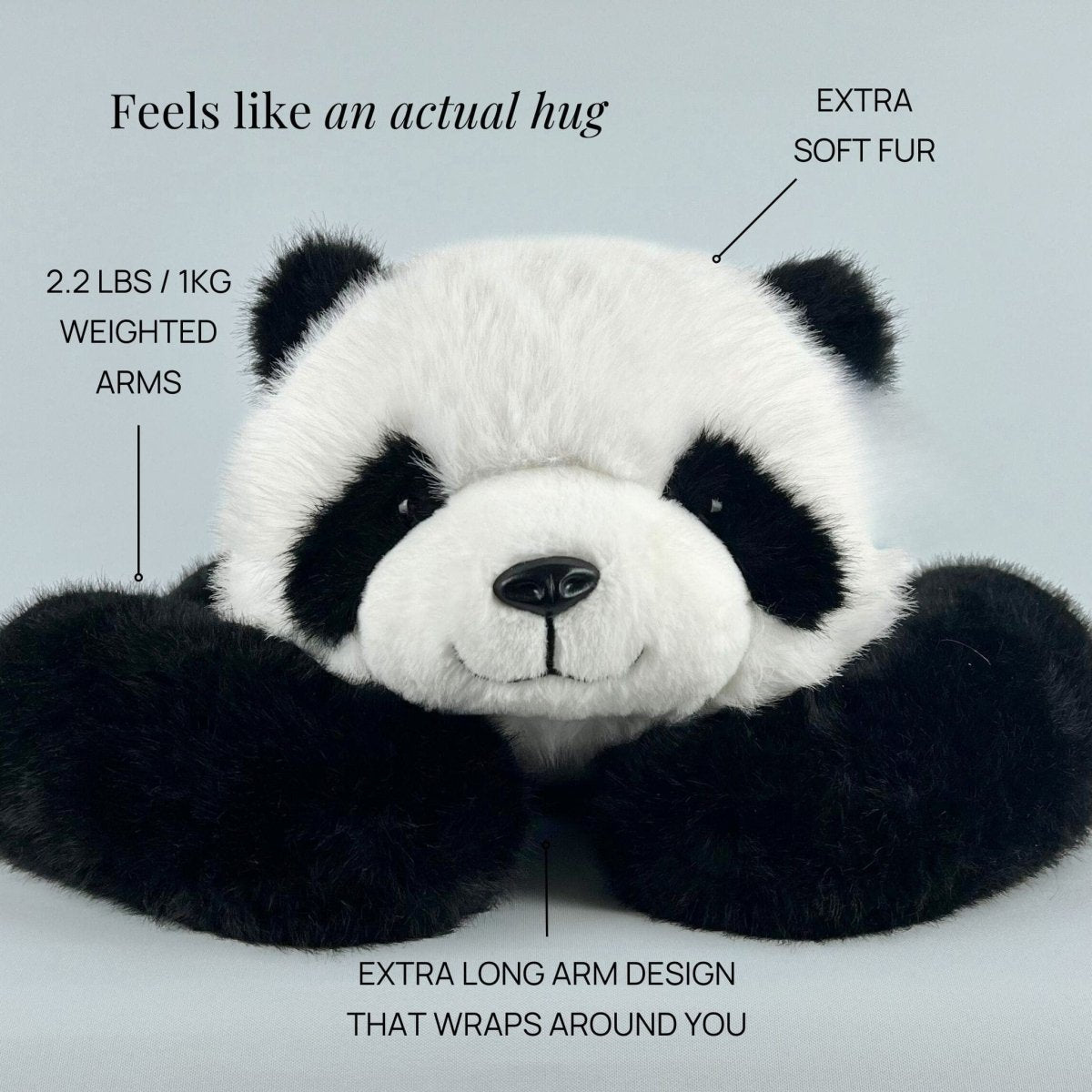 Plush Toy Faux Fur 45.0 cm Red Panda Relaxation Cushion Extra Long Hugging Pillow For Sleep Comfort | Thomler