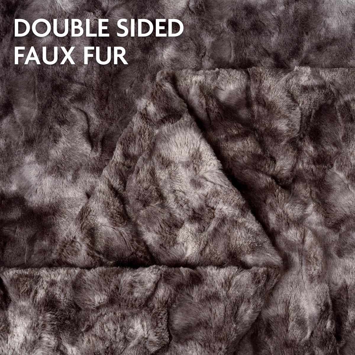 Reversible Oversized Faux Fur Wolf Throw Blanket – Premium Soft Microfiber for Couch, Bed & Chairs | Thomler