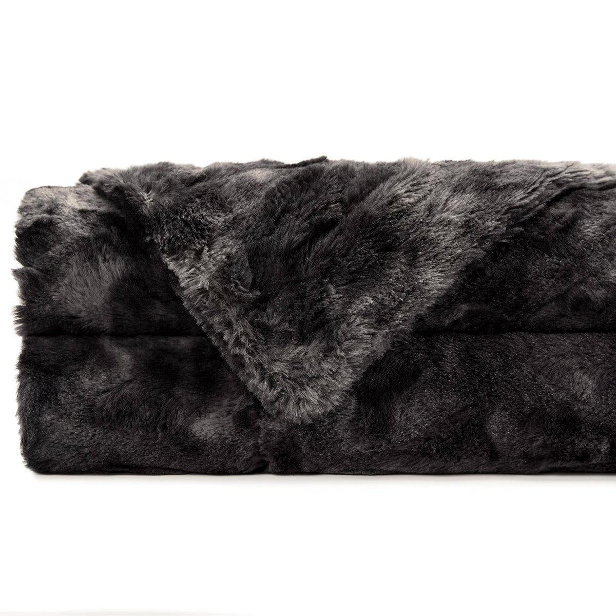 Reversible Oversized Faux Fur Wolf Throw Blanket – Premium Soft Microfiber for Couch, Bed & Chairs | Thomler