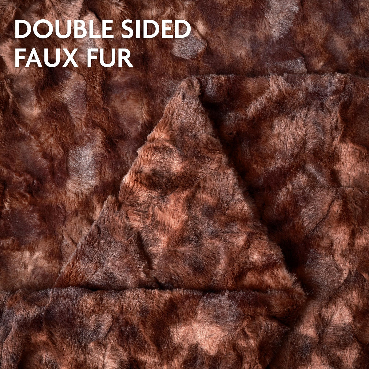 Reversible Oversized Faux Fur Wolf Throw Blanket – Premium Soft Microfiber for Couch, Bed & Chairs | Thomler