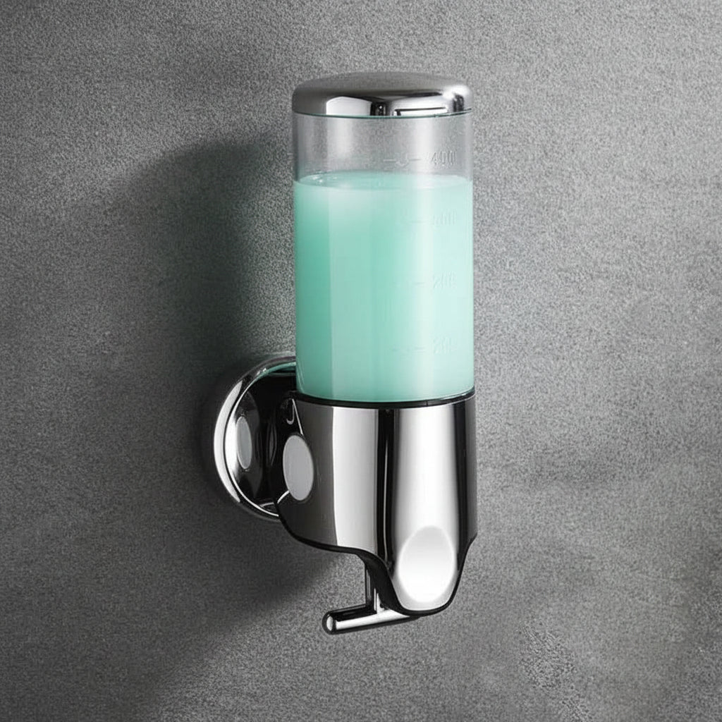 Wall-Mount Soap Dispenser – Sleek Hands-Free Bathroom Organizer for Liquid Soap, Shampoo & Lotion | Thomler