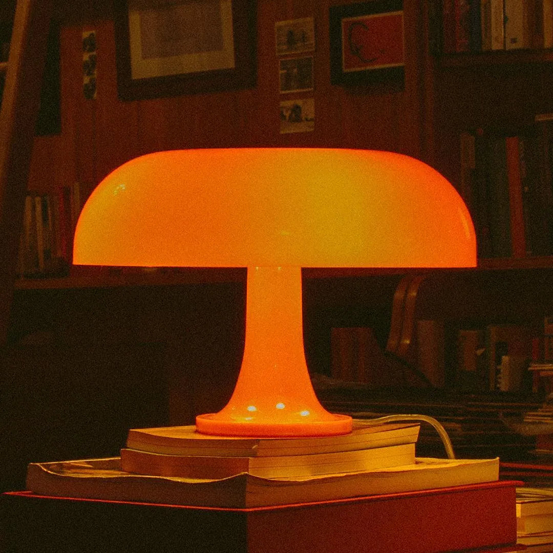 Table Lamp Acrylic 32.0 cm Blood Orange Mood Lighting Bedroom Desk Reading Light Decorative Accent Lamp | Thomler