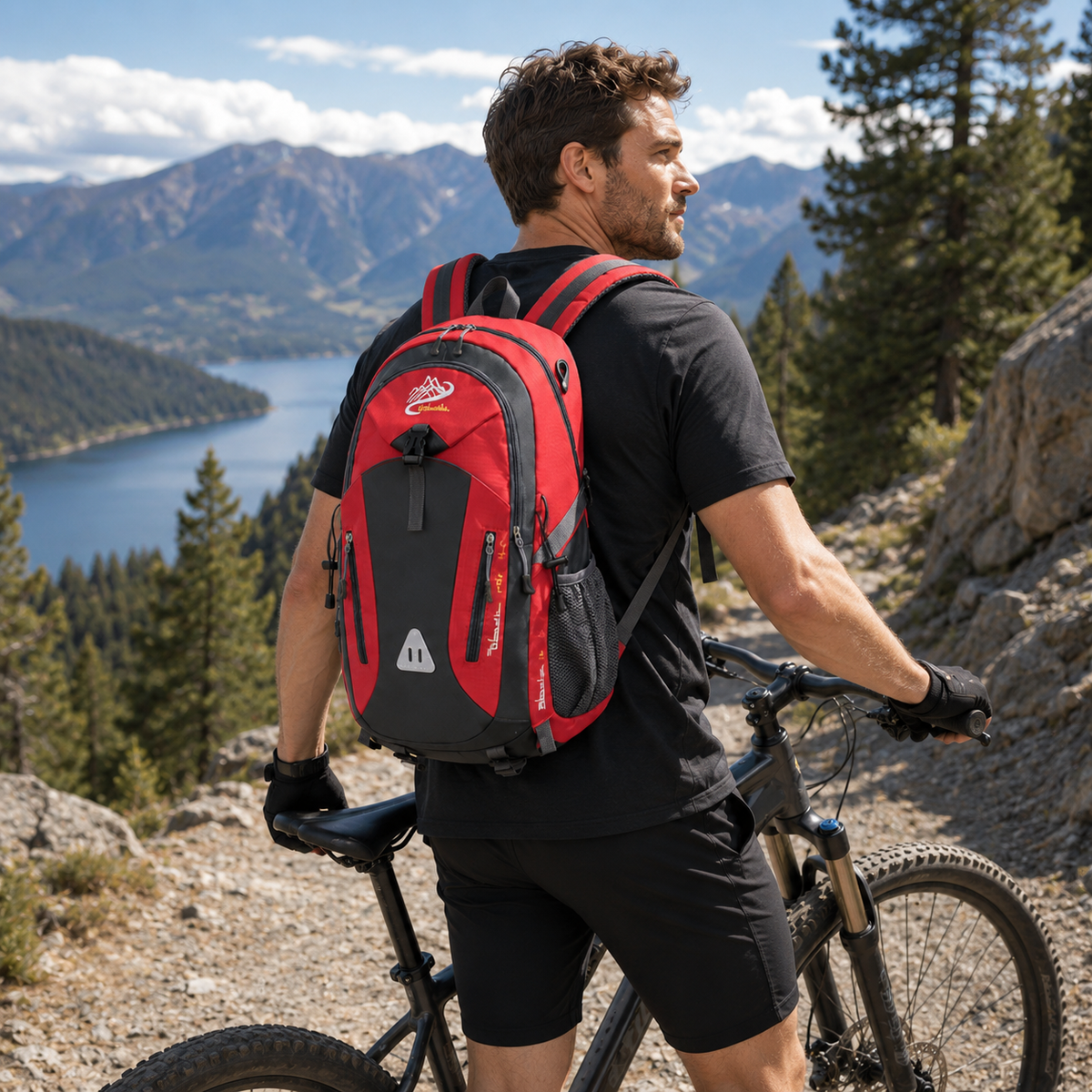 40L Outdoor Backpack with Padded Mesh Panels & Adjustable Straps for Hiking and Travel | Thomler