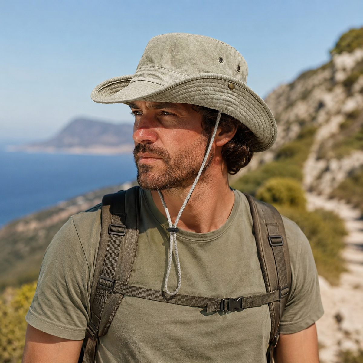 Unisex Cotton Bucket Hat – All-Season Sun Shade for Men & Women, Lightweight Travel & Outdoor Headwear in Classic Colors | Thomler